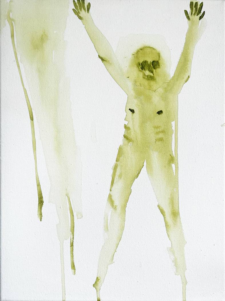 2. Our Raw Heart, 40x30 cm, Acryl auf Baumwolle, 2025