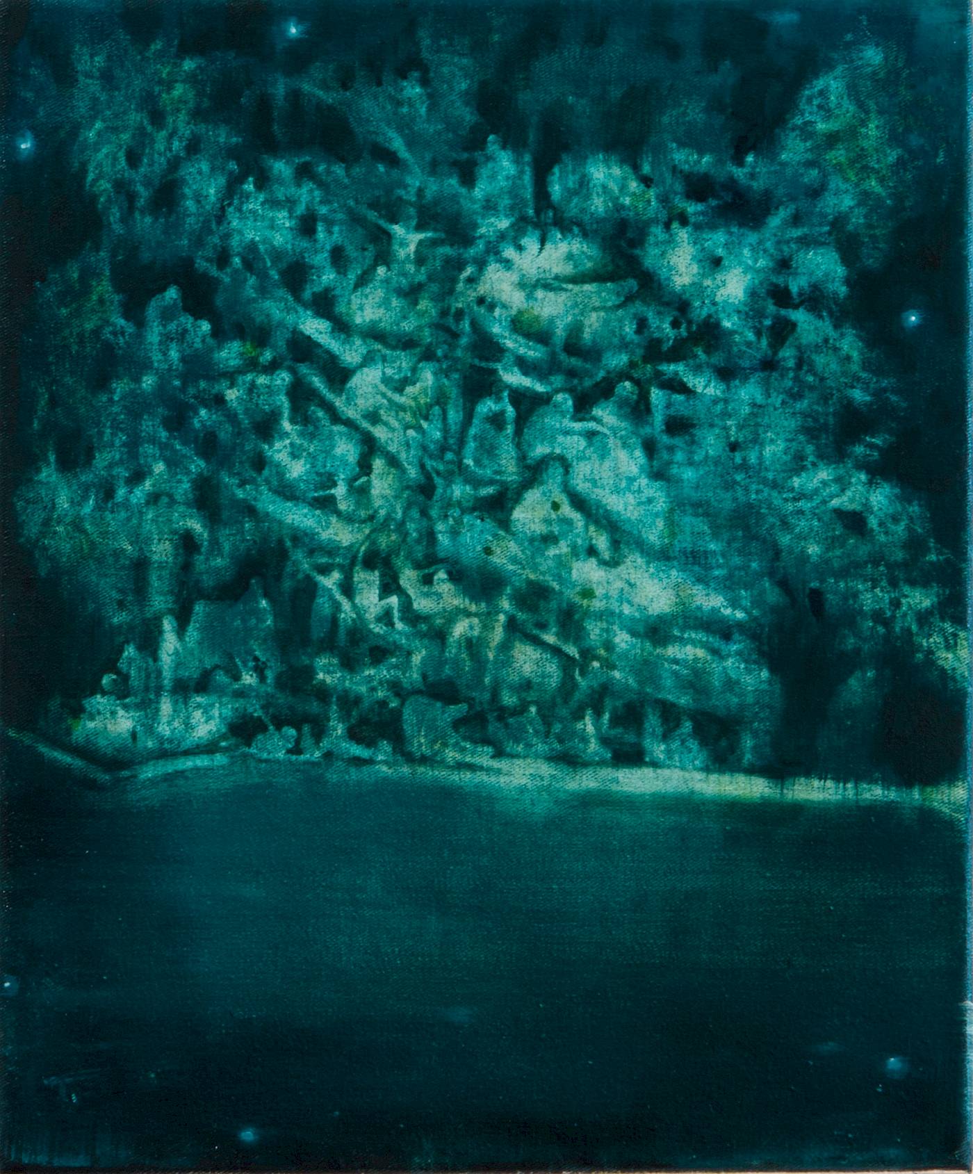 Velebit, 30x25cm, Öl auf Baumwolle, 2025